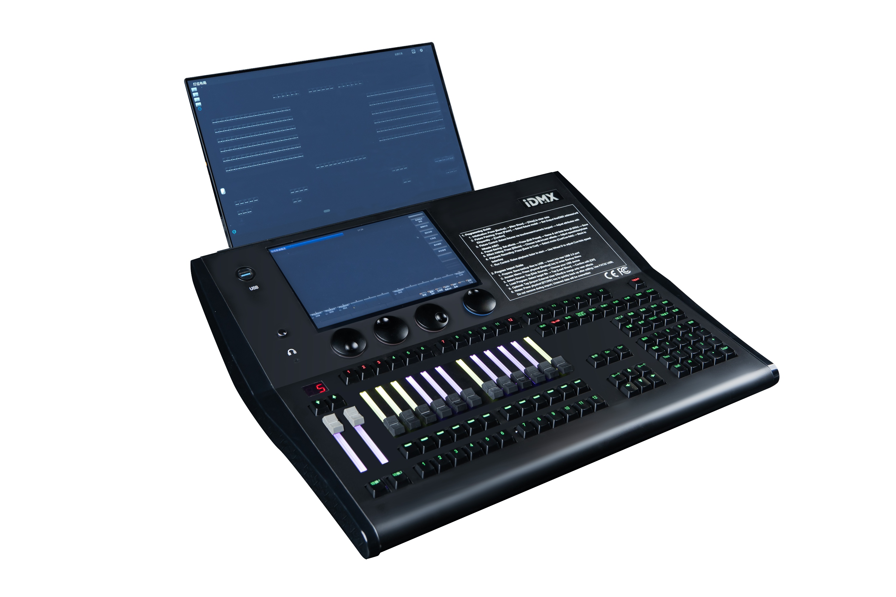 Fog Machine:Two touch screen,Fast and Easy programe, Max 8 Universes, 4096ch